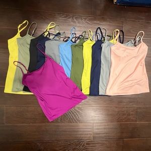 New York & Co Adjustable Strap Tank w/ Built in Bra Shelf